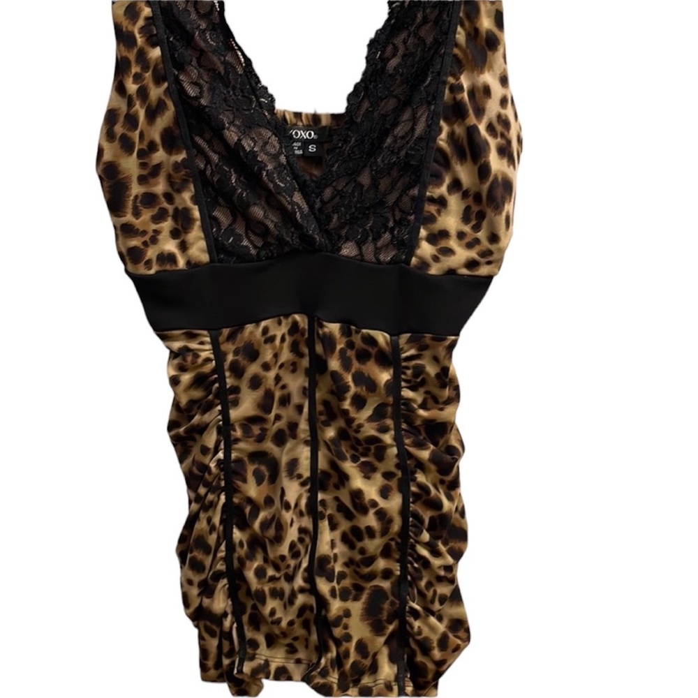 XOXO Dressy Leopard Dressy Tank